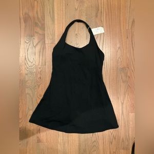 HALARA XL Halter Everyday Cloudful Fabric Backless 2-in-1 Activity Dress